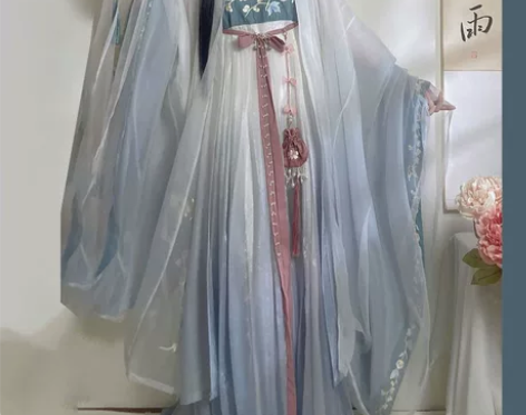 出仙楚姬原创汉服【袅袅余音】唐制诃子裙大袖...