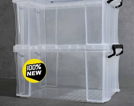 厂家清仓全新透明收纳箱加厚高透明大号特大号...