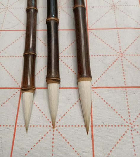 紫竹杆兼毫大中小毛笔，古朴优雅，非常好写 ...