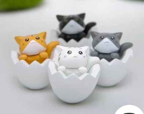 【便宜捡漏】DIY宿舍桌面摆件可爱猫咪微景...