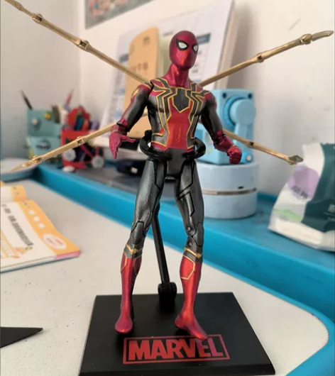 钢铁侠绿巨人手办蜘蛛侠玩具漫威美国队长正版...