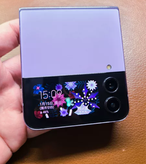 三星zflip4国行8+512G紫色5G ...
