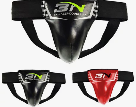 BN拳击散打护具跆拳道护裆男式搏击泰拳护档...