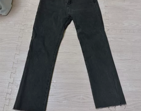 冬季加绒加厚牛仔裤 黑灰色 29码 很新很...