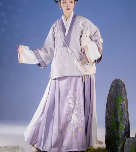 明制汉服仙楚姬原创汉服女【忆香茴】明制对穿...