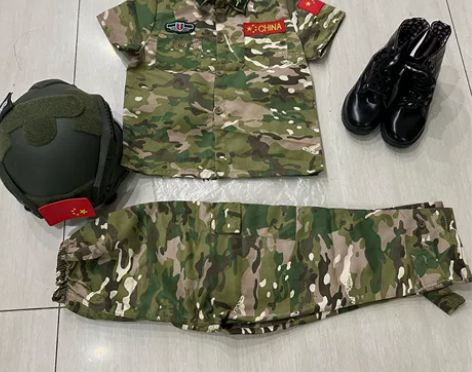 儿童迷彩服，运动会检阅穿过一次，尺码见订单...