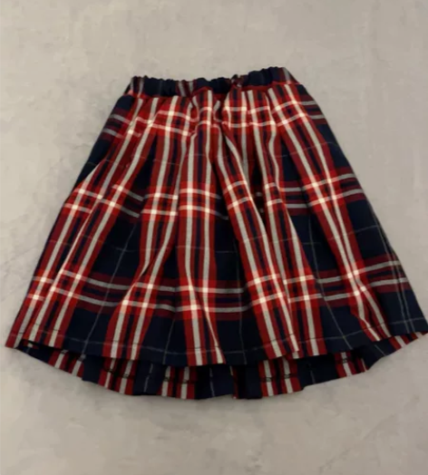 【江川路小学校服】女童格子裙 尺码：150...