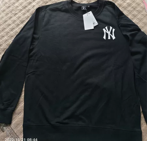 mlb卫衣男，不是正品，不是正品。孩子奶奶...