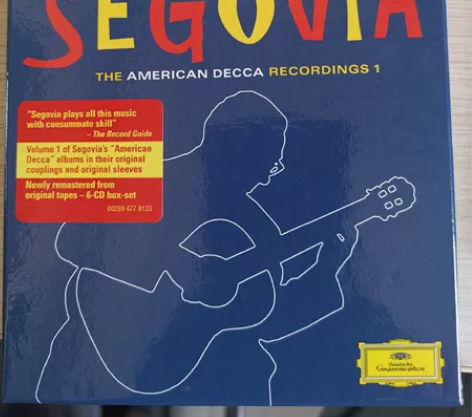 古典吉他大师安德烈斯·塞戈维亚segovi...