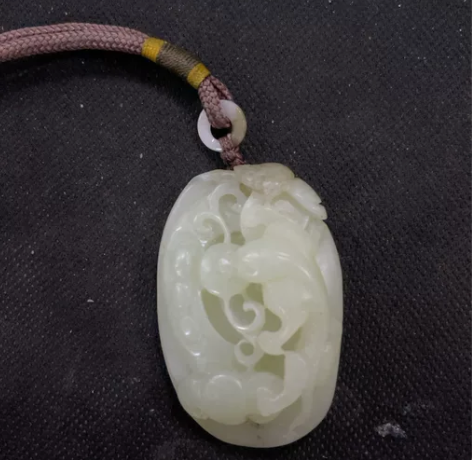 精美老手工玉雕挂件吊坠，15年直播间700...