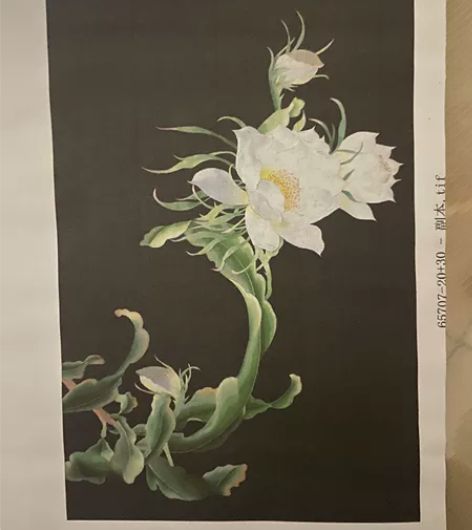 全新蜀绣DIY 材料包，画布大小20×30...