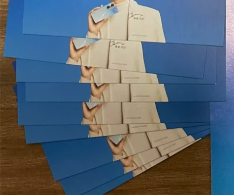 龚俊荣耀手机60系列明信片 15元1张邮费...