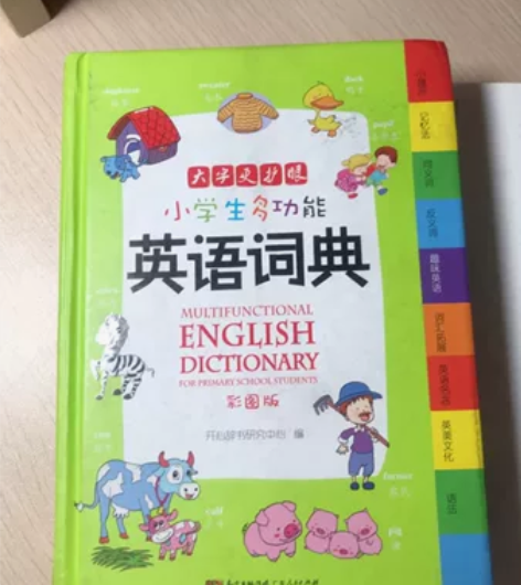 彩色插图版英语词典来了！六百多页内容，涵盖...
