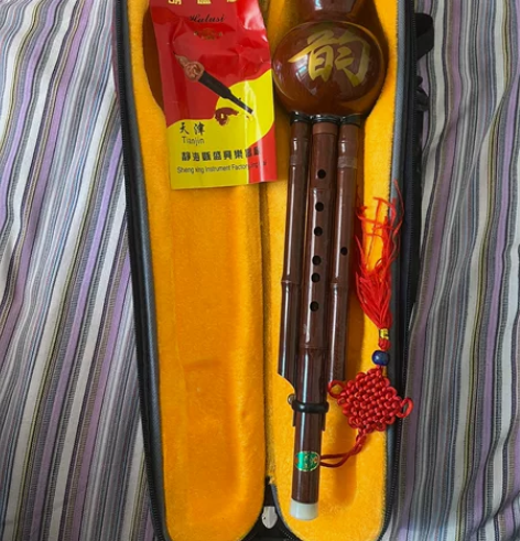 葫芦丝,买的时候300多,买完一次没用过,...
