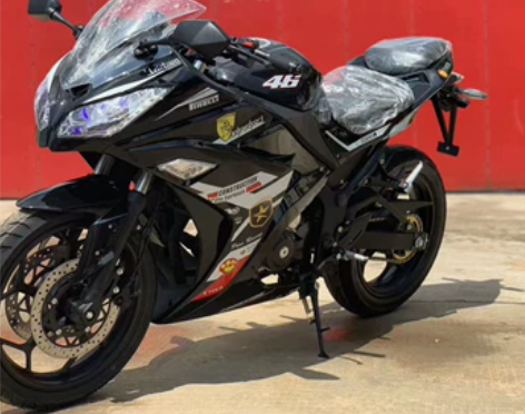 摩托车 摩托车国四电喷小忍者整车地平线趴赛...