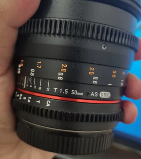 三阳50mm  t1.5电影镜头，因为换门...