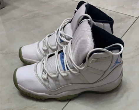 乔丹11 传奇蓝 码小了 闲置出