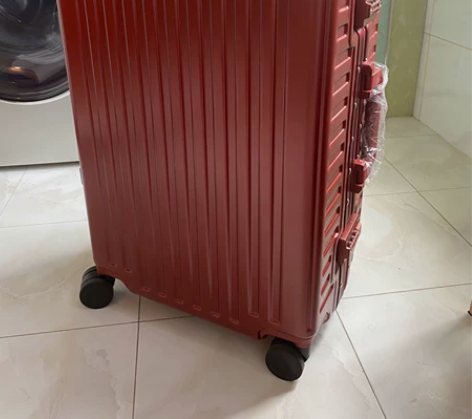 【全新 漫游 旅行箱22寸】酒红色行李箱拉...