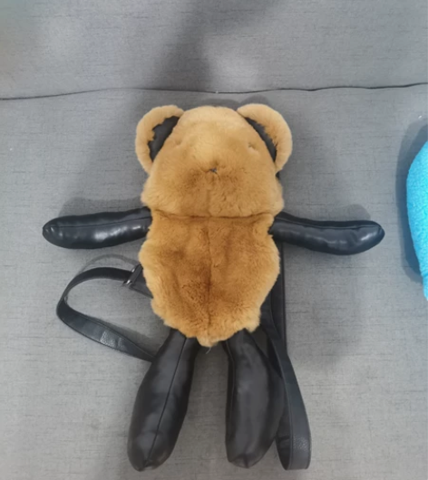 全新小熊包包、一次没背自己就老了、装饰为主...