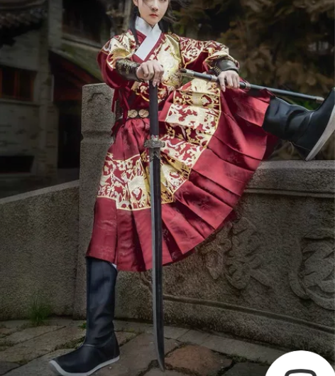 如梦霓裳原创汉服男女妆花织金飞鱼【瑞龙吟】...