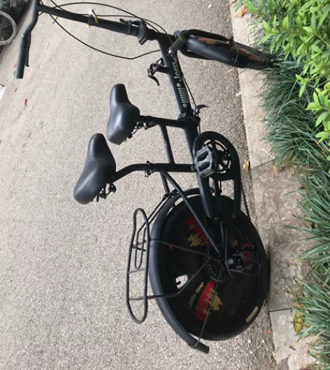 吉普自行车字母自行车，变速7速，小孩子做前...