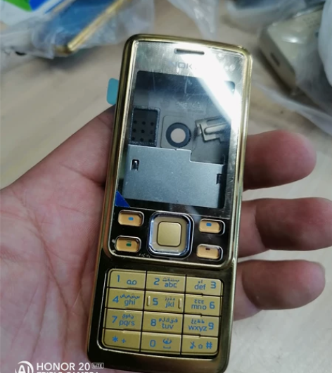 诺基亚6300金色按键小花外壳(5个起便宜...
