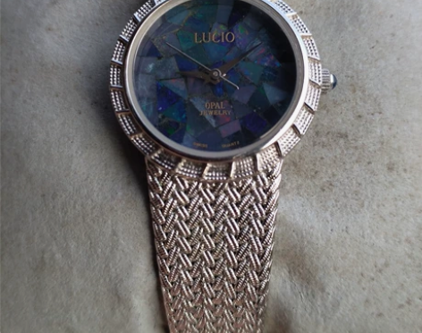 中古表 瑞士小众 欧泊opal 麦穗款小女...