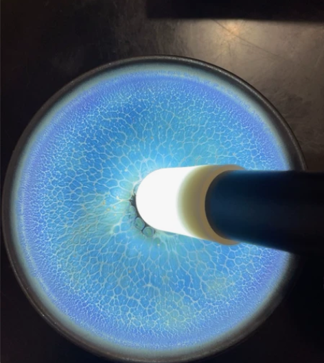 建窑建盏非遗传承人,陈祥松省大师,代表釉面...