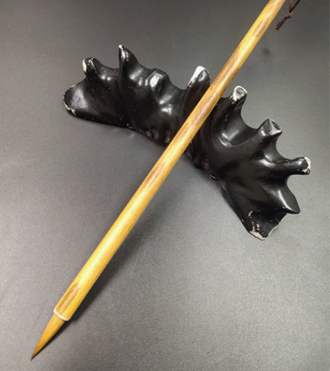 凤眼竹纯狼毫毛笔 看到的来,口径5.5毫米...