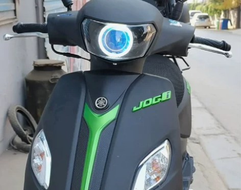 摩托车 雅马哈巧格i全套海5双光透镜天使眼...