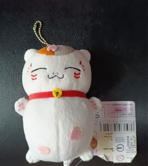 猫老师,毛绒挂件。长约10cm。 感兴趣的...