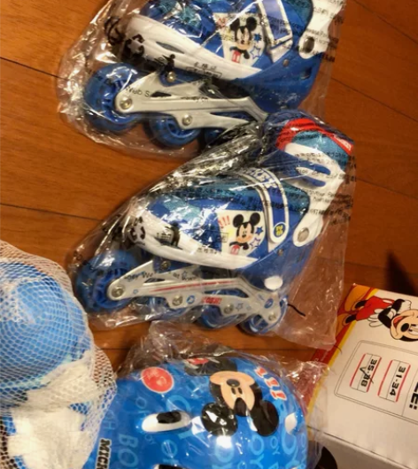 麦斯卡旱冰鞋轮滑鞋米奇 35-38  全新...