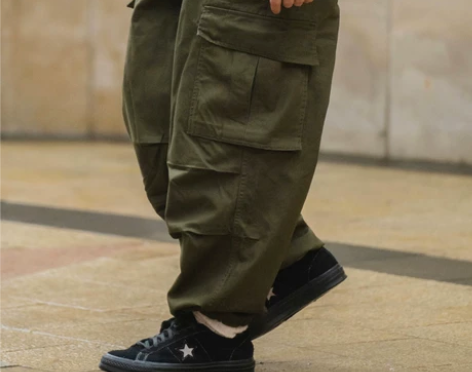 BTB 22AW 秋冬日系复古休闲宽松阔腿...