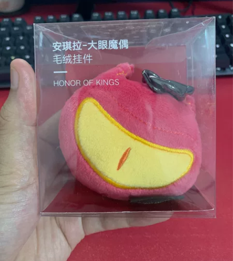 王者荣耀手办安琪拉-大眼魔偶钥匙扣挂件 感...