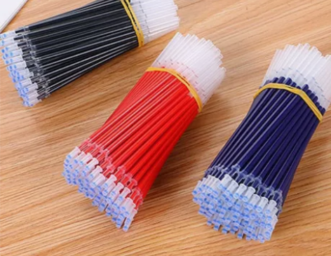 签字笔中性笔碳素水笔芯0.5mm子弹头全针...