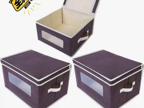 3个25元全新料无纺布收纳盒长40*宽30...