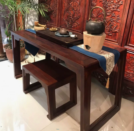 疫情影响底价出售阳台茶桌 琴凳 琴桌椅 本...
