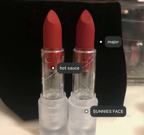 全新sunniesface口红 透明管 h...