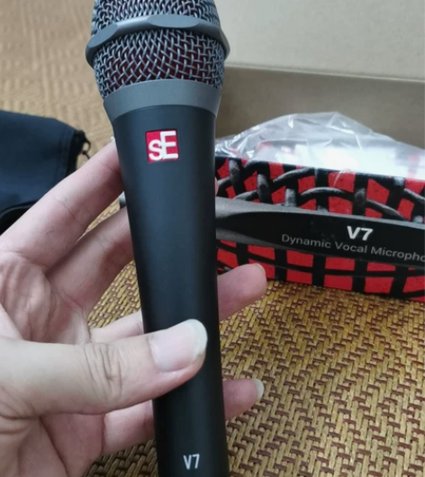 美国SE V7动圈麦克风，几乎全新，使用不...