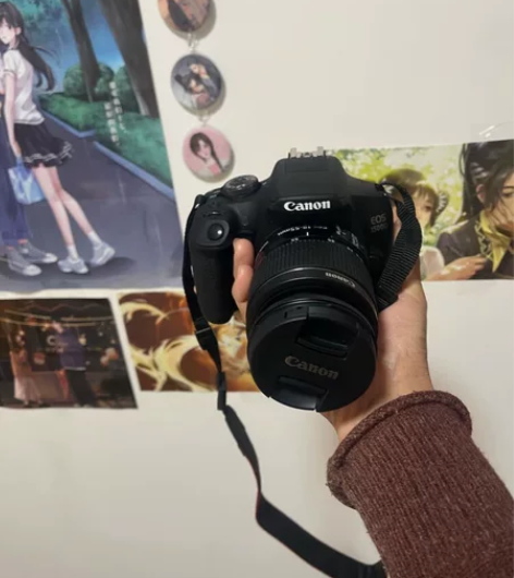 99新刚买没多久佳能1500D套机 全套原...