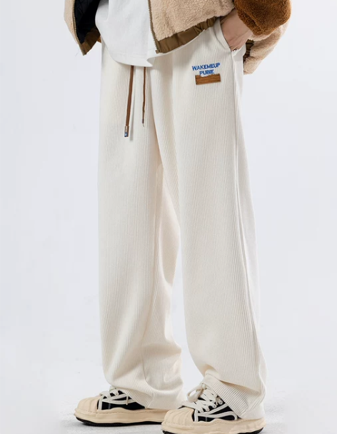 阔腿裤子阔腿秋冬季男情侣款百搭潮牌休闲长裤