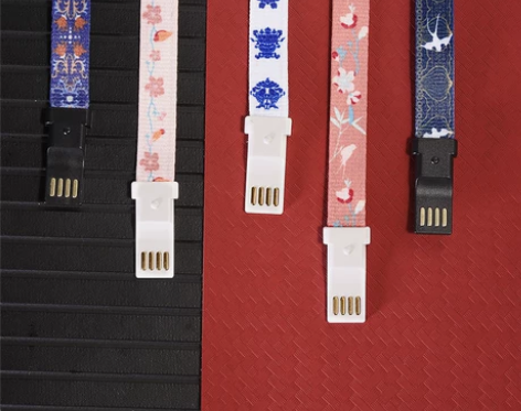 中国国家博物馆数据线挂绳颈带创意趣味元素手...