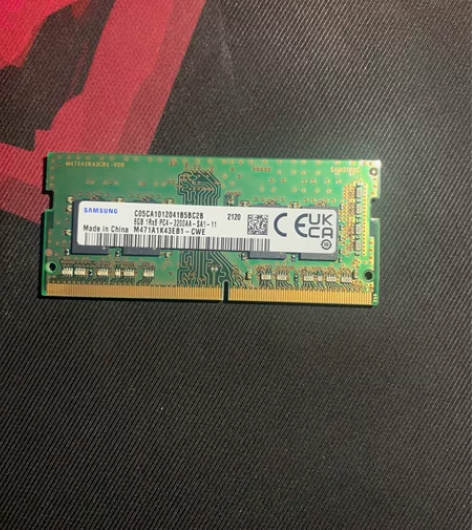 三星笔记本内存8Gx2 3200频率16G...