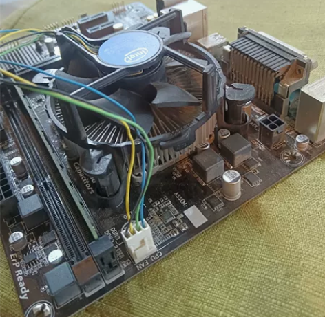 技嘉主板h81m+CPU g1840+dd...