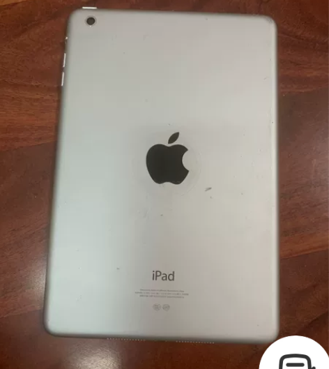 Ipad mini实物拍摄  刷机后后提示...