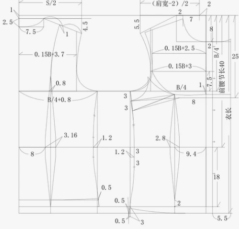 富怡服装CAD纸样，结构图，款式图 西装，...