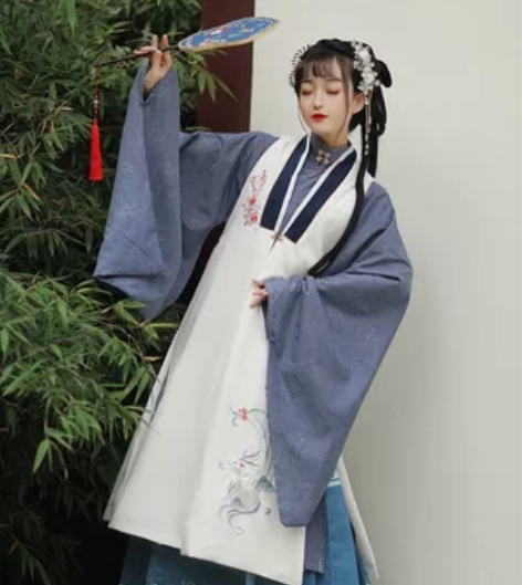 汉旭家原创汉服明制 仅试穿一次 不染全套...