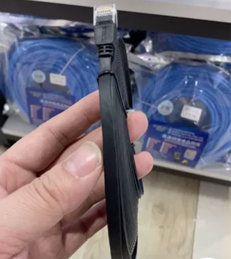 扁的网线 6类 千兆 高速家用办公都可以 ...