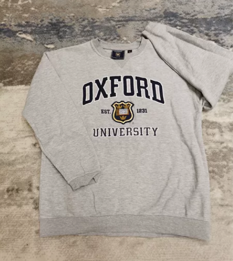 Oxford牛津大学卫衣男L， 8新，加绒...