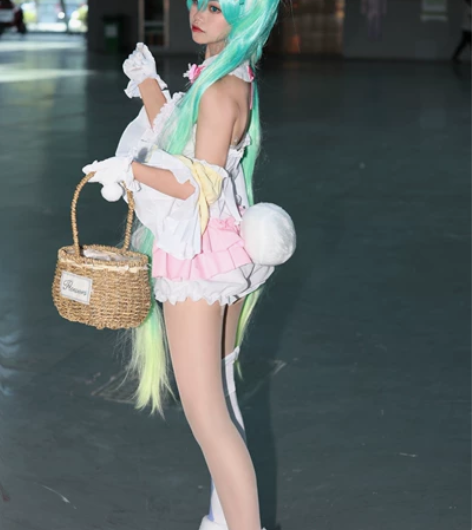 初音未来春装cos 没有鞋子和篮子（都是自...